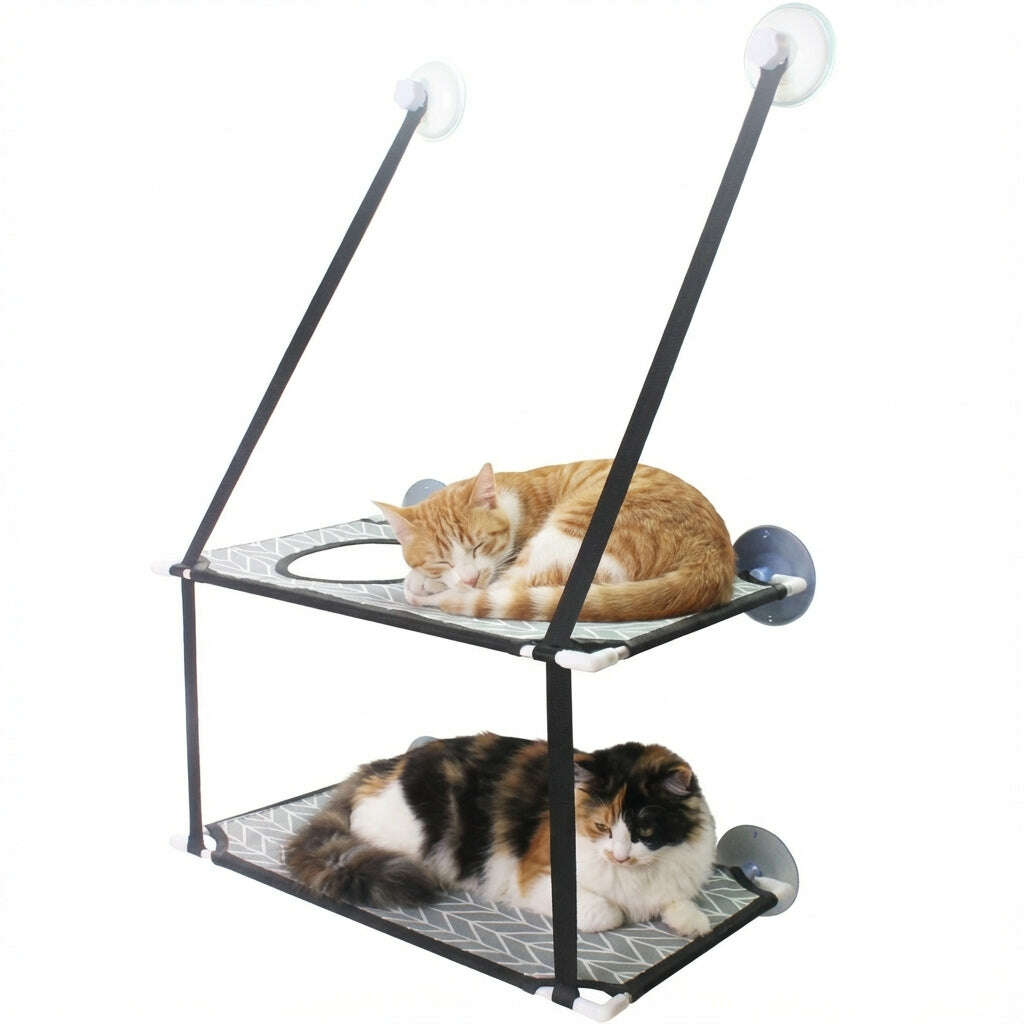 Hamac double pour chats — vue arrière