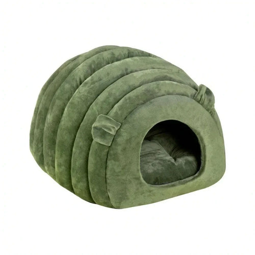 Igloo chenille pour chat confortable
