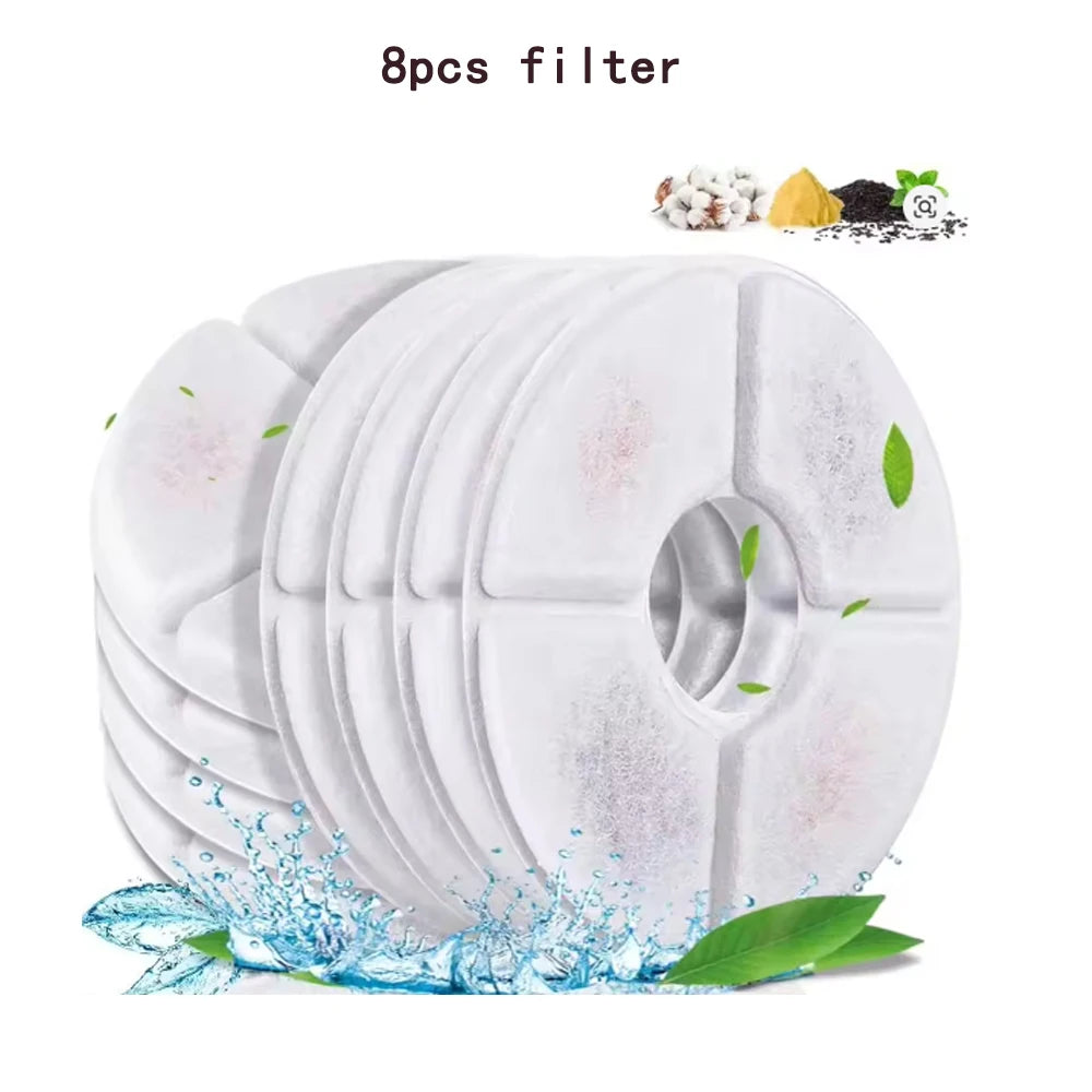 Filtres pour fontaine à eau de chat — charbon actif (lot)