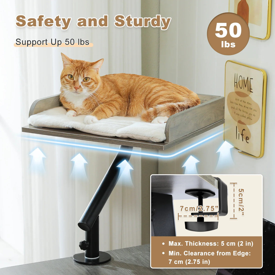 Coussin de bureau pour chat rotatif