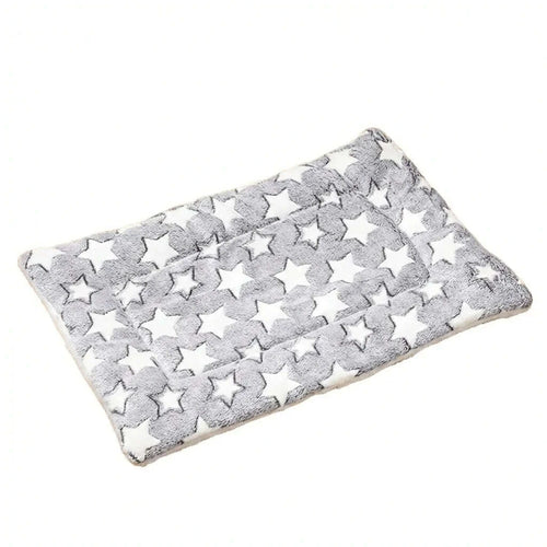 Tapis douillet pour chat motif étoilé