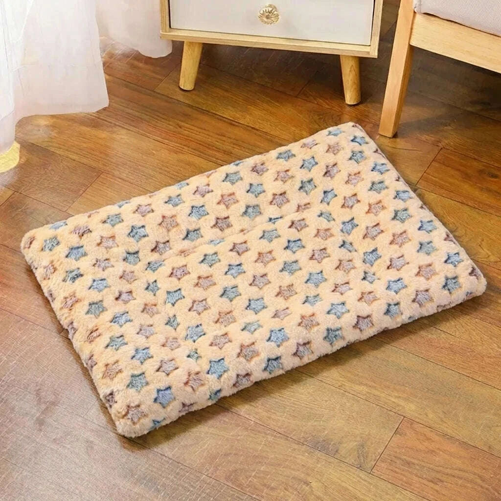 Tapis moelleux pour chat — vue d'ensemble
