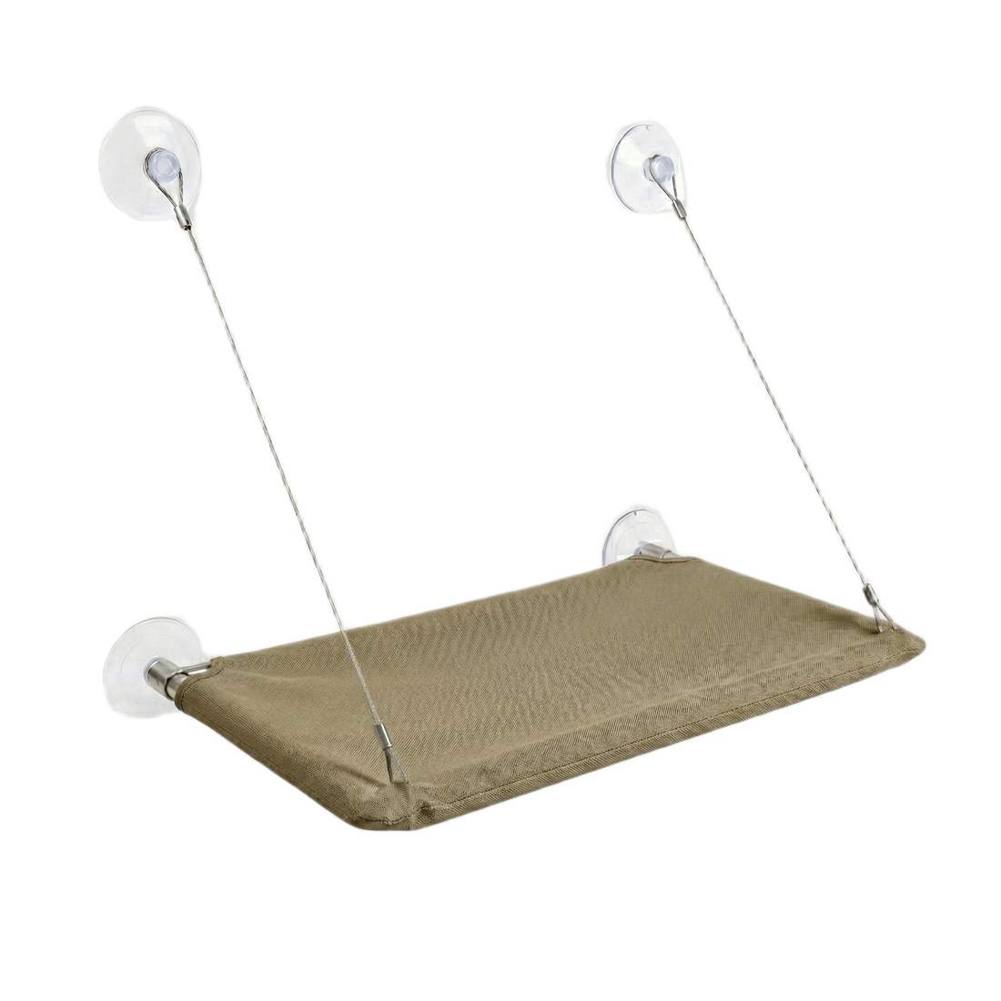 Hamac de fenêtre kaki pour chat
