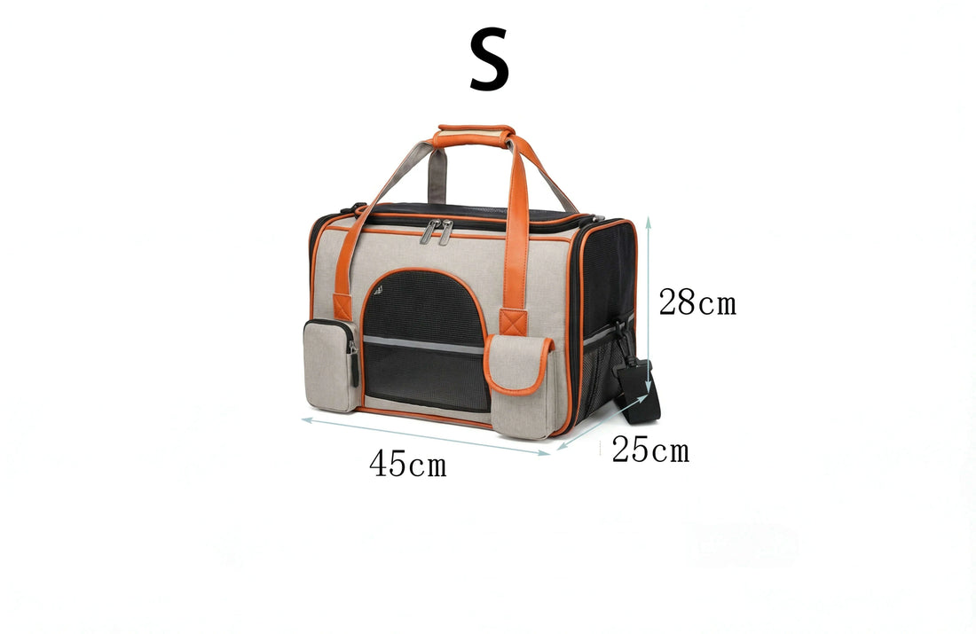 Sac de transport pour chat souple et pratique — vue en perspective