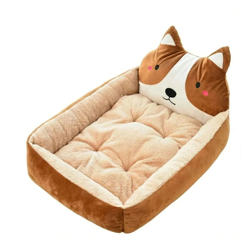 Panier moelleux pour chat