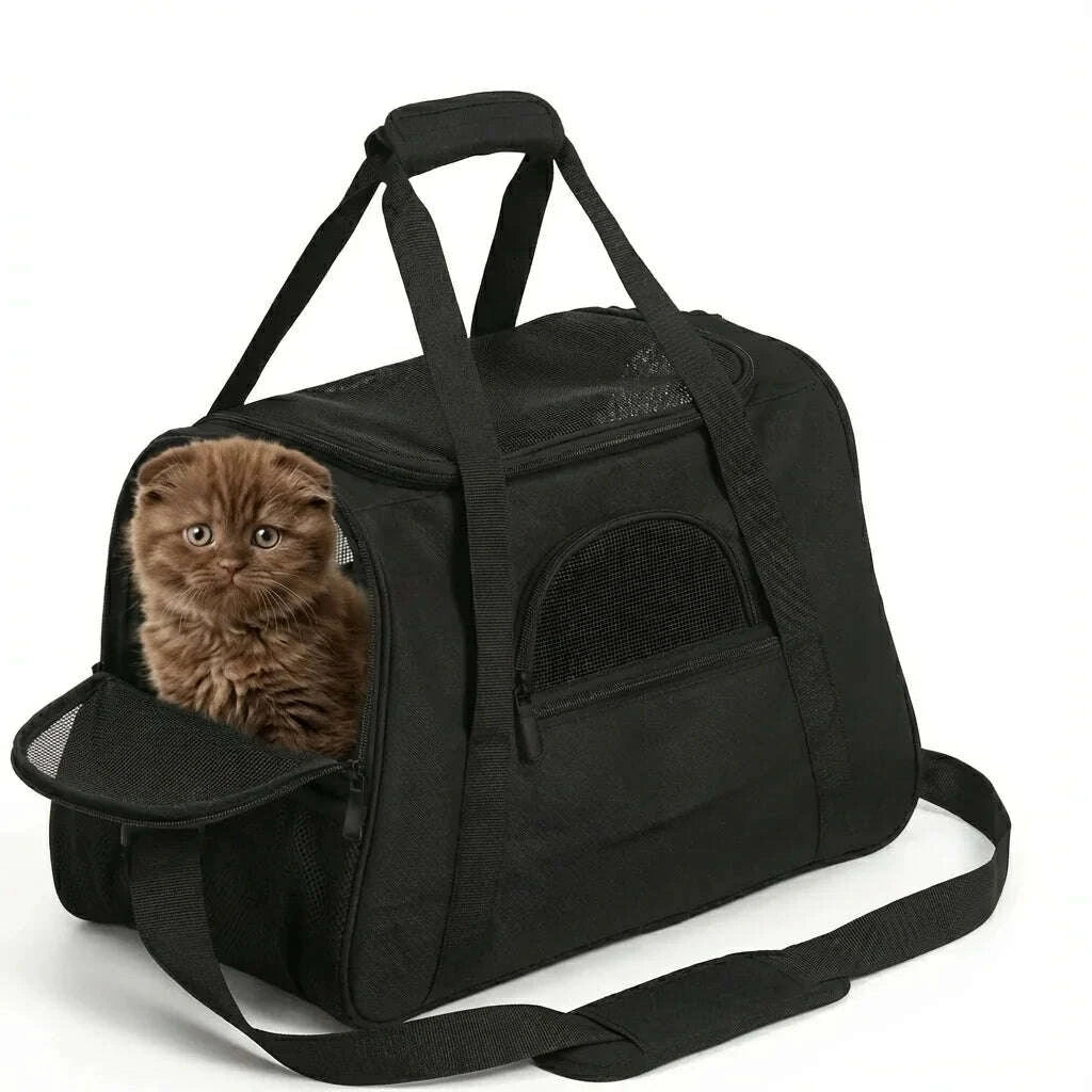 Panier de transport pour chat avec grille