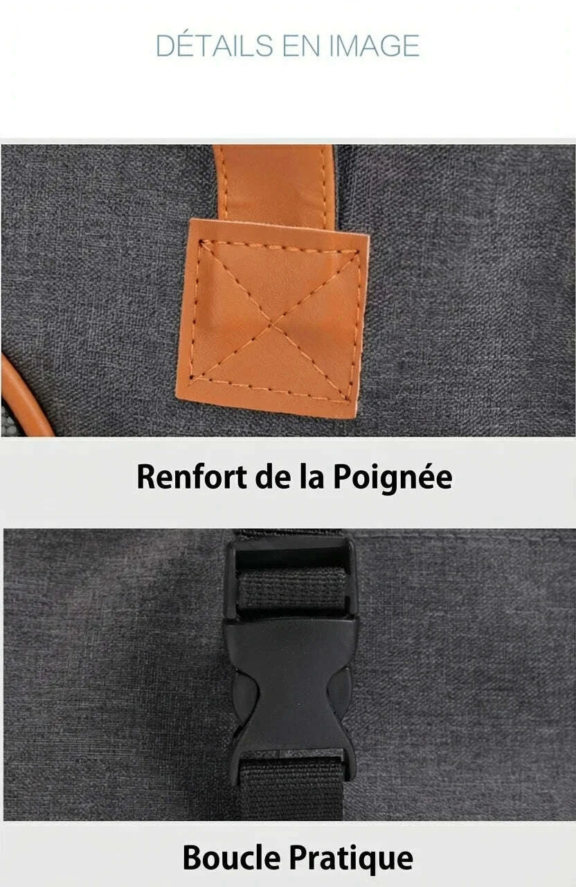 Sac de transport pour chat haut de gamme — vue en perspective