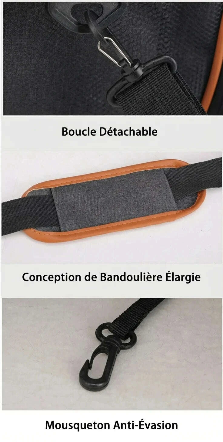 Sac de transport pour chat haut de gamme — vue en perspective