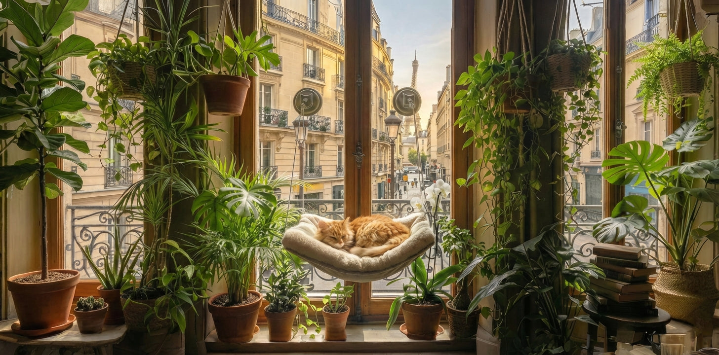Installer un hamac de fenêtre pour chat en 5 étapes