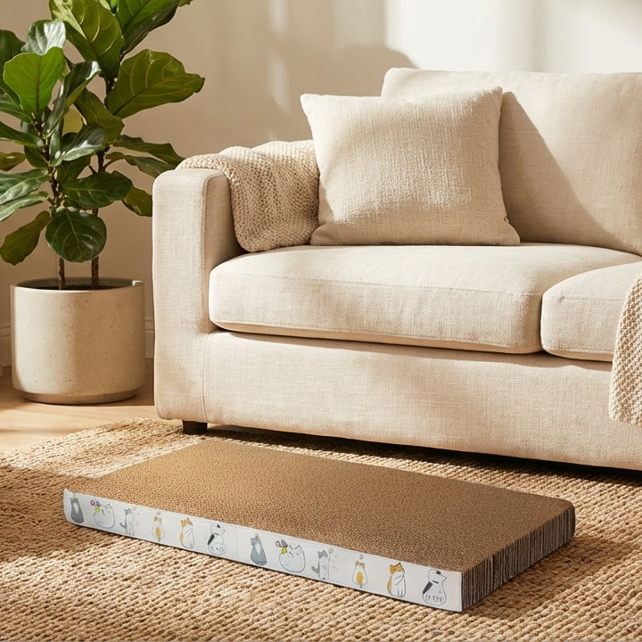 Cat scratching post mat