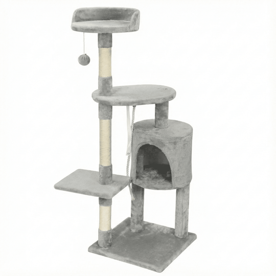 Arbre à chat design gris moderne