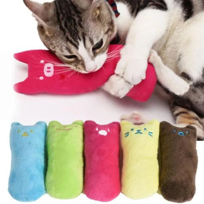 Plush catnip cushion