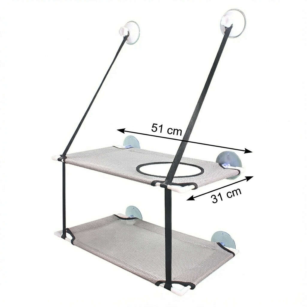 Hamac de fenêtre pour Maine Coon, détail