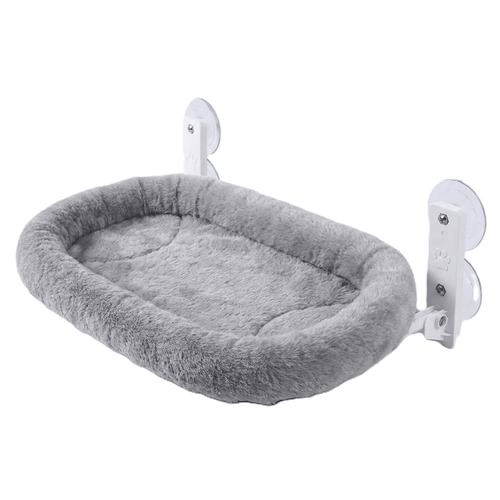 Hamac pour chat en tissu à ventouse