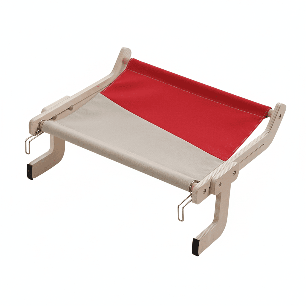 Hamac de radiateur pour chat en bois design