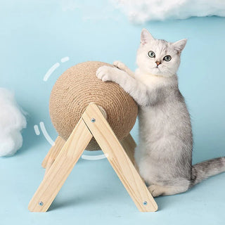 Scratching Post with Sisal Ball for Cats