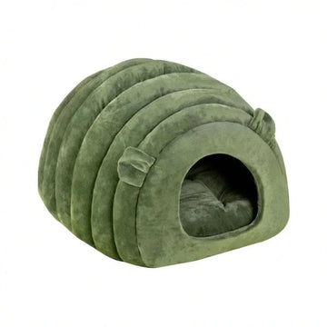 Igloo chenille pour chat confortable