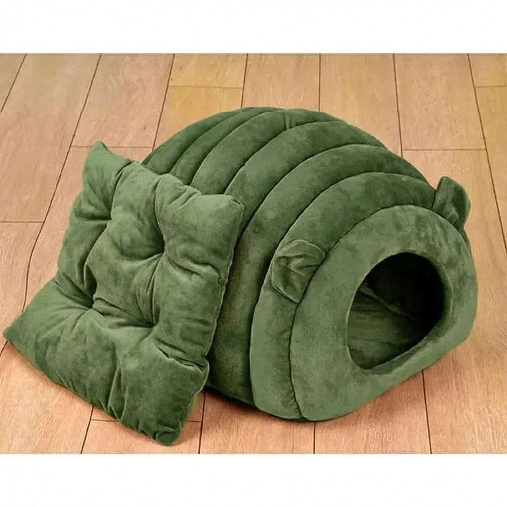 Igloo chenille pour chat confortable