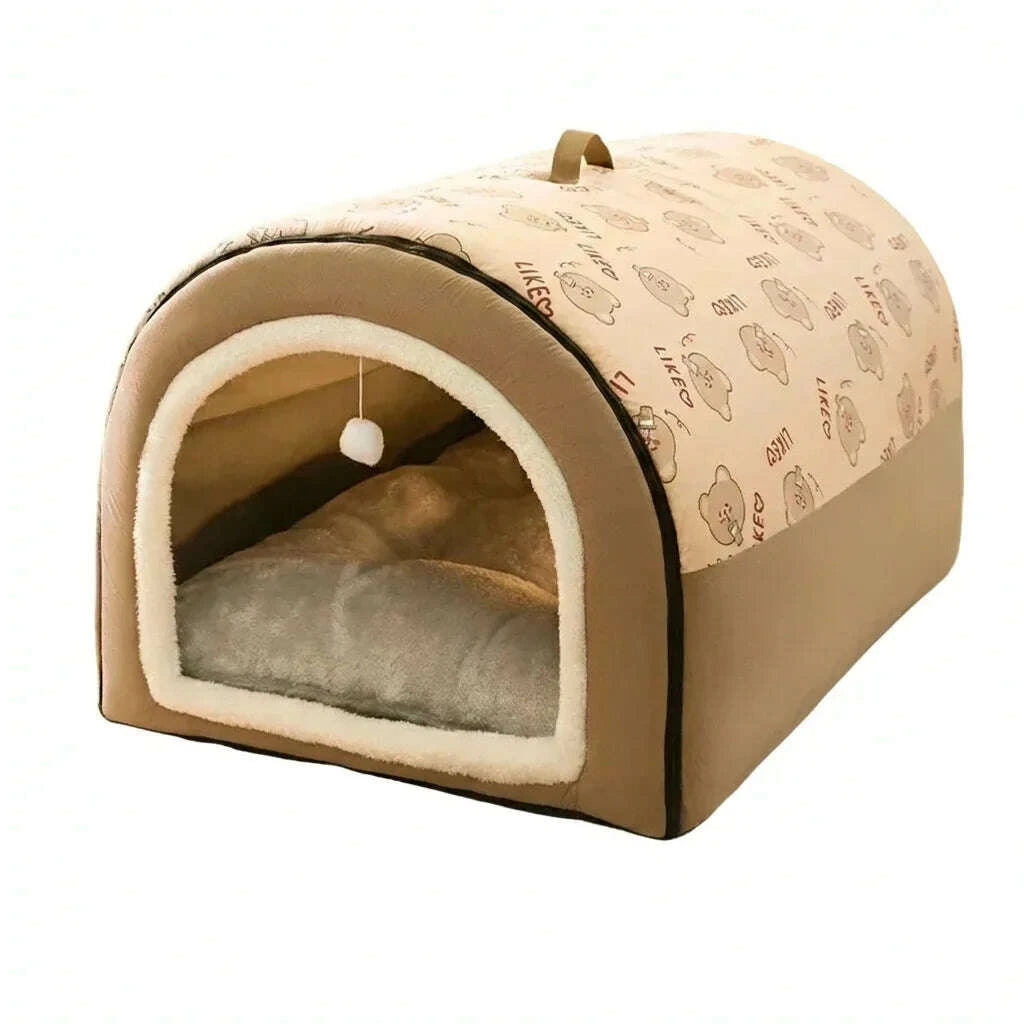 Maison confortable pour chat d'intérieur
