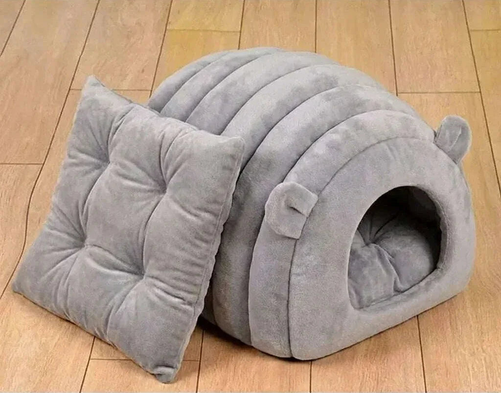 Grotte pour chat, vue arrière