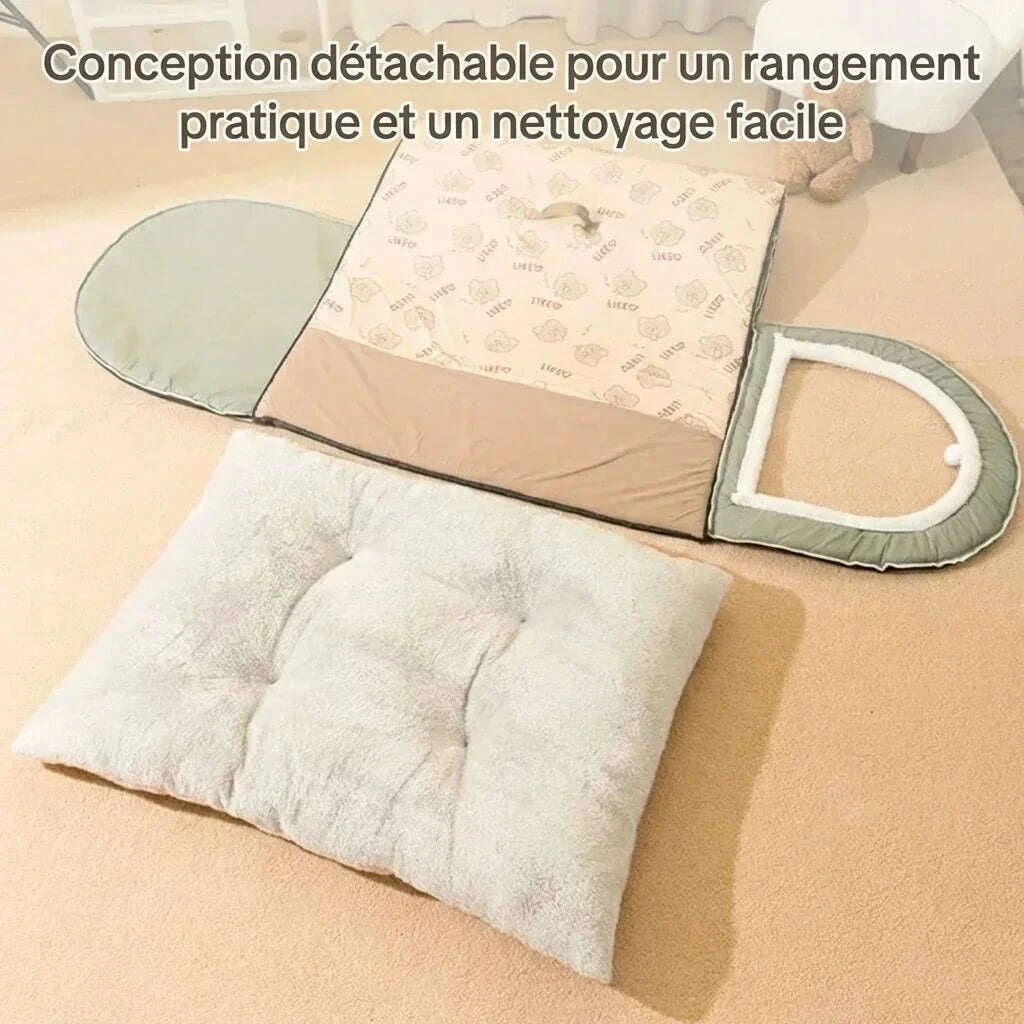 Maison isolante pour chat — vue zoom