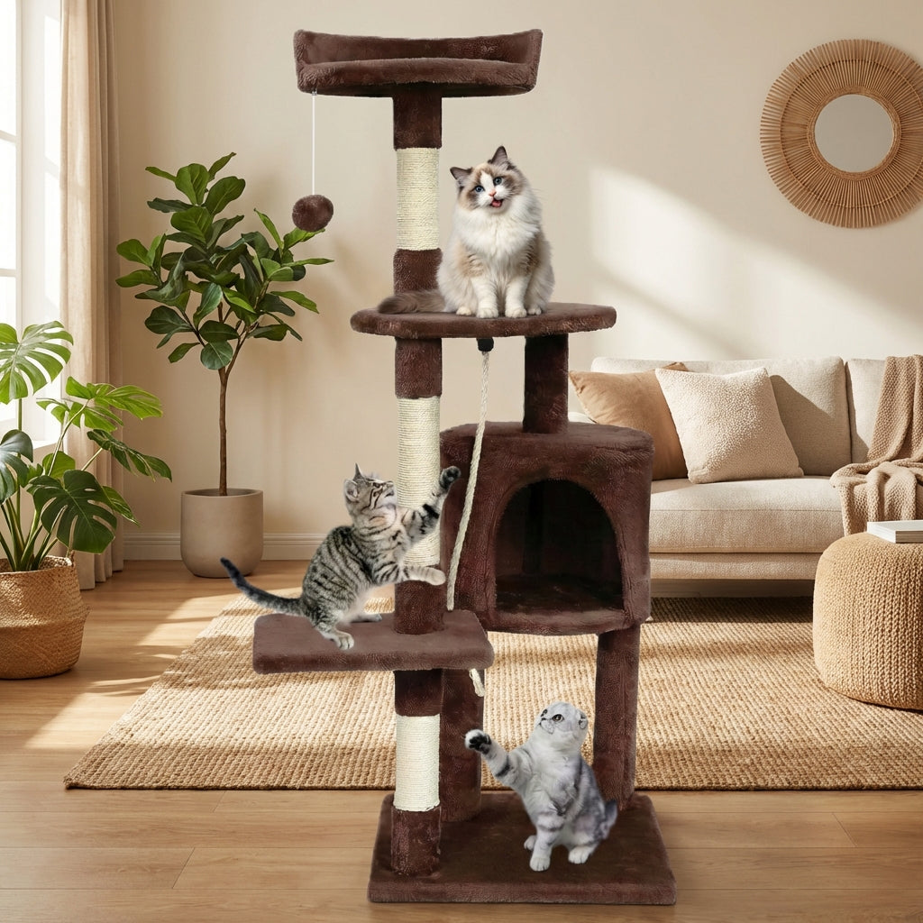 Petit arbre à chat cosy png