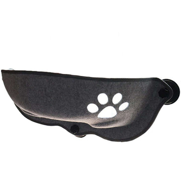 Hamac de fenêtre pour chat, design noir