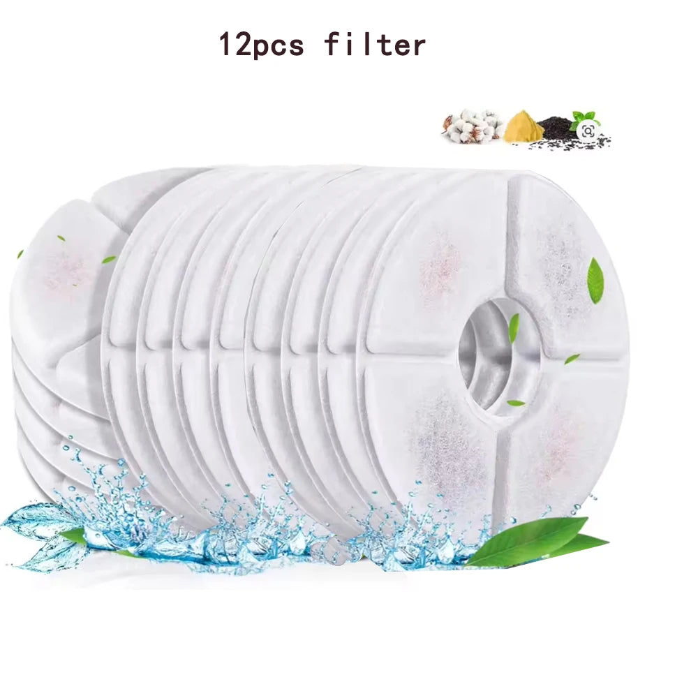 Filtres pour fontaine à eau de chat — charbon actif (lot)