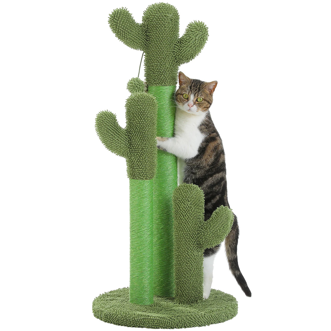 Griffoir cactus pour chat 3 poteaux sisal