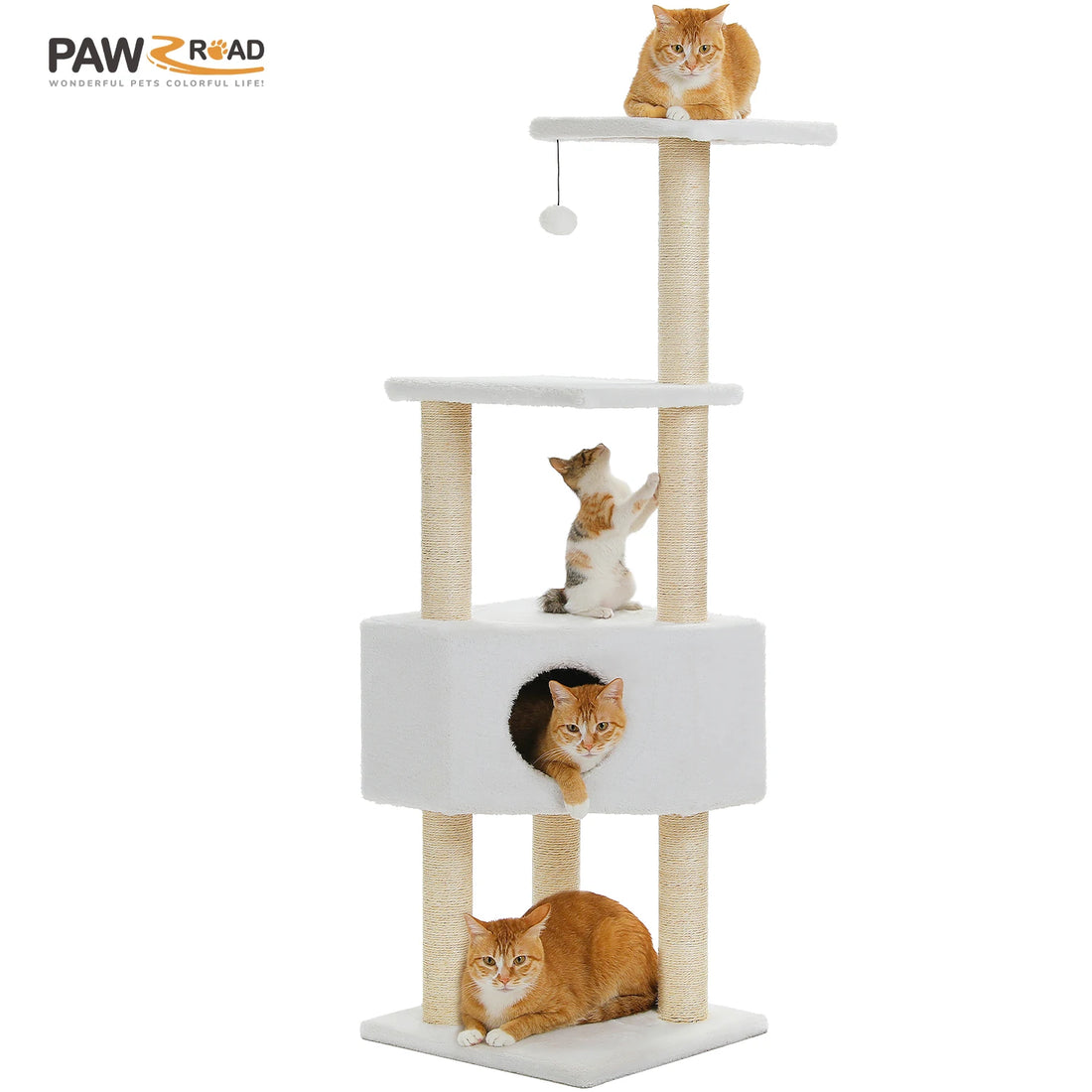 Arbre à chat 106 cm avec échelle et niches