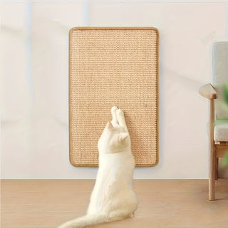Wall-Mounted Sisal Scratching Post for Cats: Space-Saving