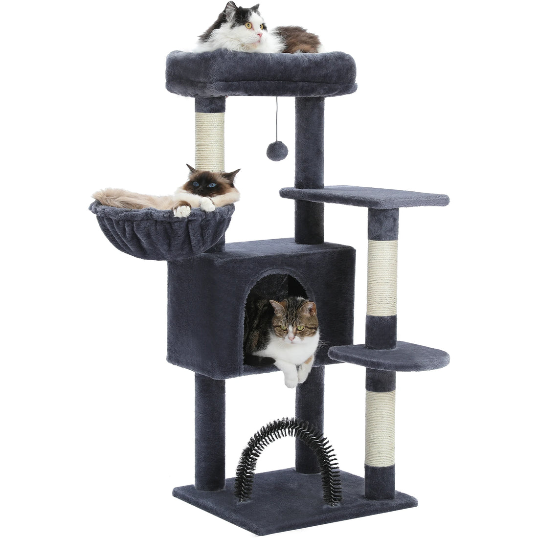 Arbre à chat niche arche avec hamac