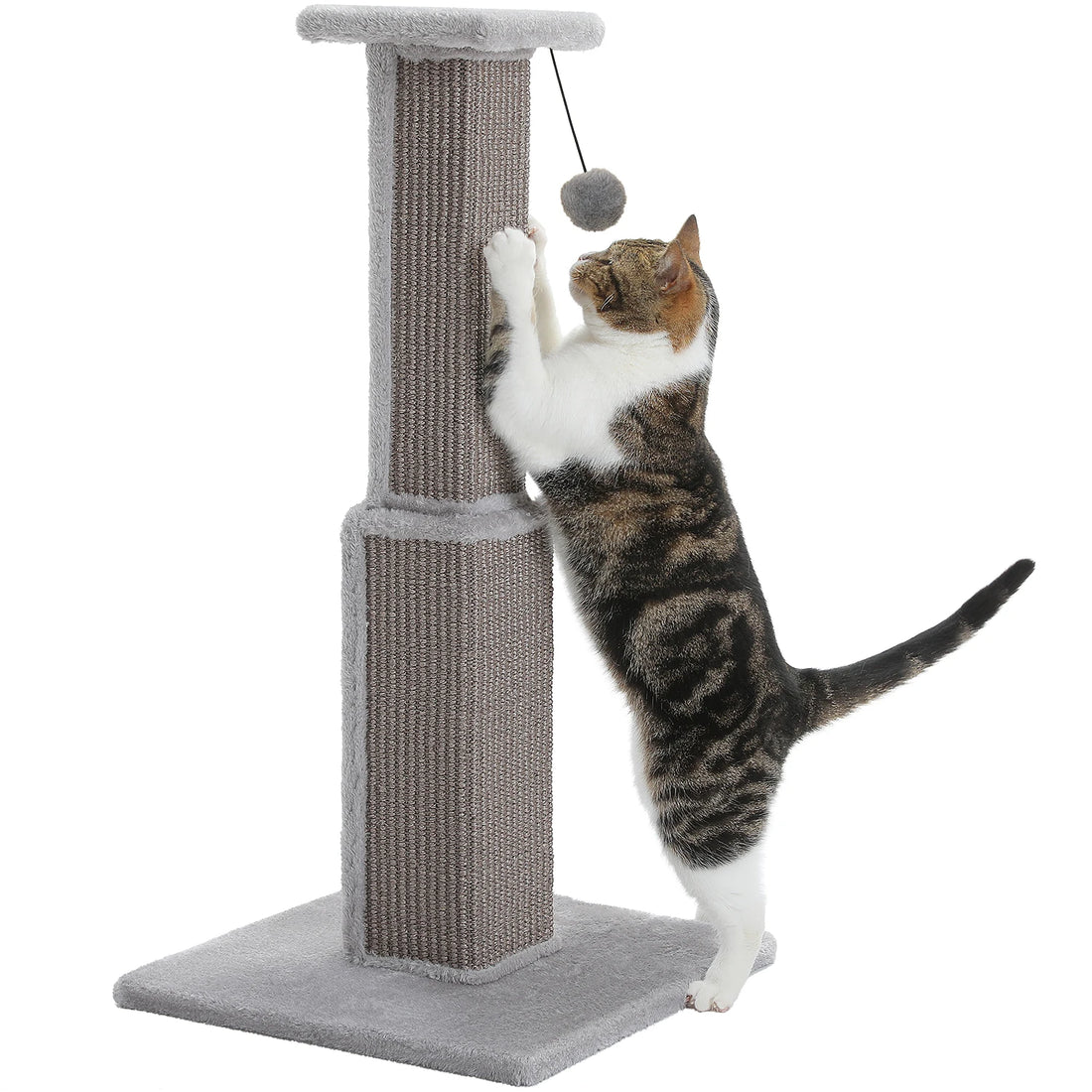 Grand griffoir sur pied en sisal tressé