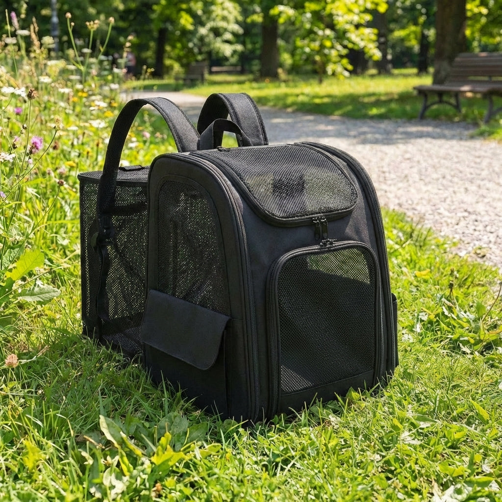 Sac à dos chat randonnée png