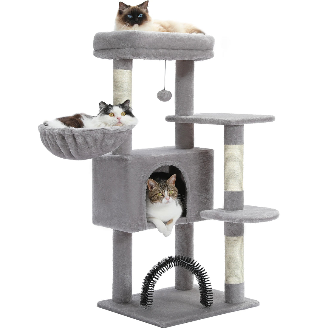 Arbre à chat niche arche avec hamac