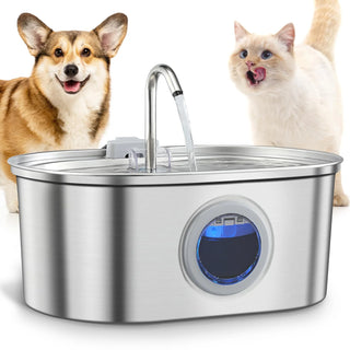 Fontaine à eau pour chat 3,2 L — grande capacité multi-chats