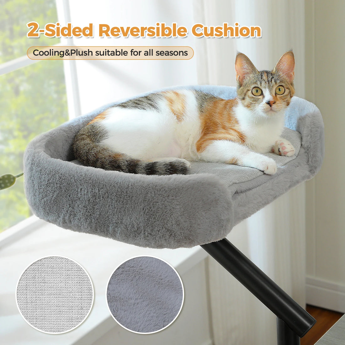 Panier de bureau pour chat en rotin