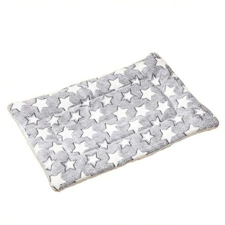 Tapis douillet pour chat motif étoilé