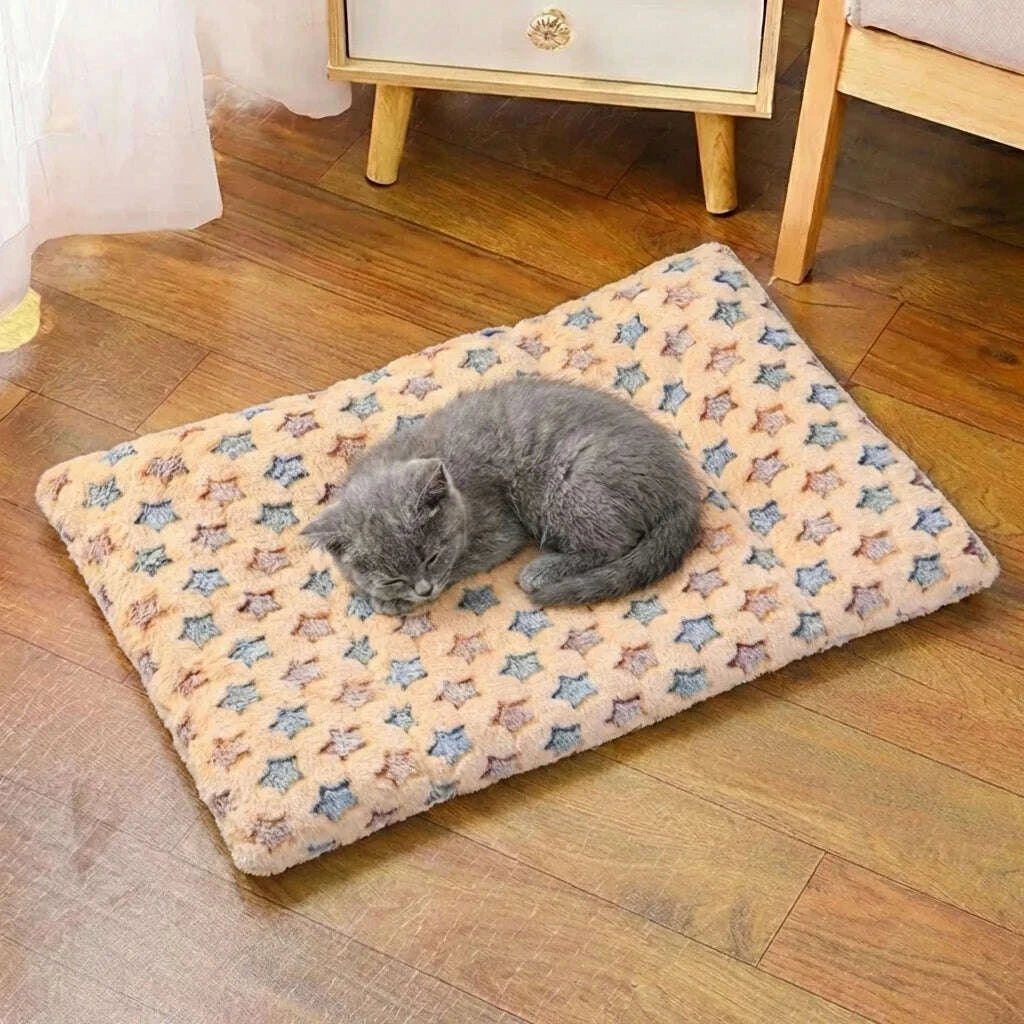 Tapis moelleux pour chat — vue de côté