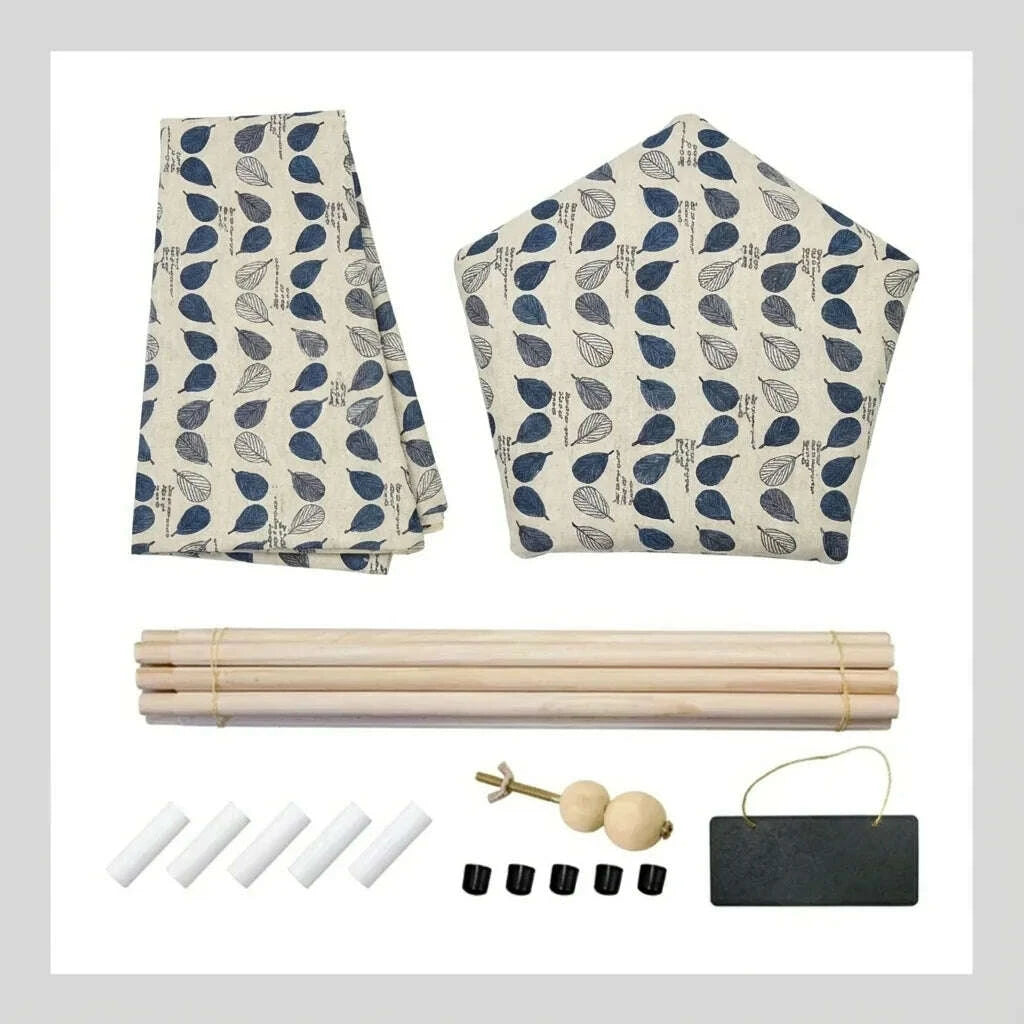 Tipi pour chat au style naturel — vue zoom