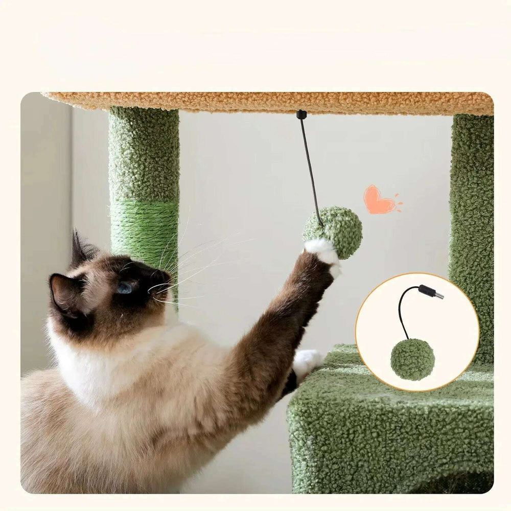Arbre à chat cactus au design naturel