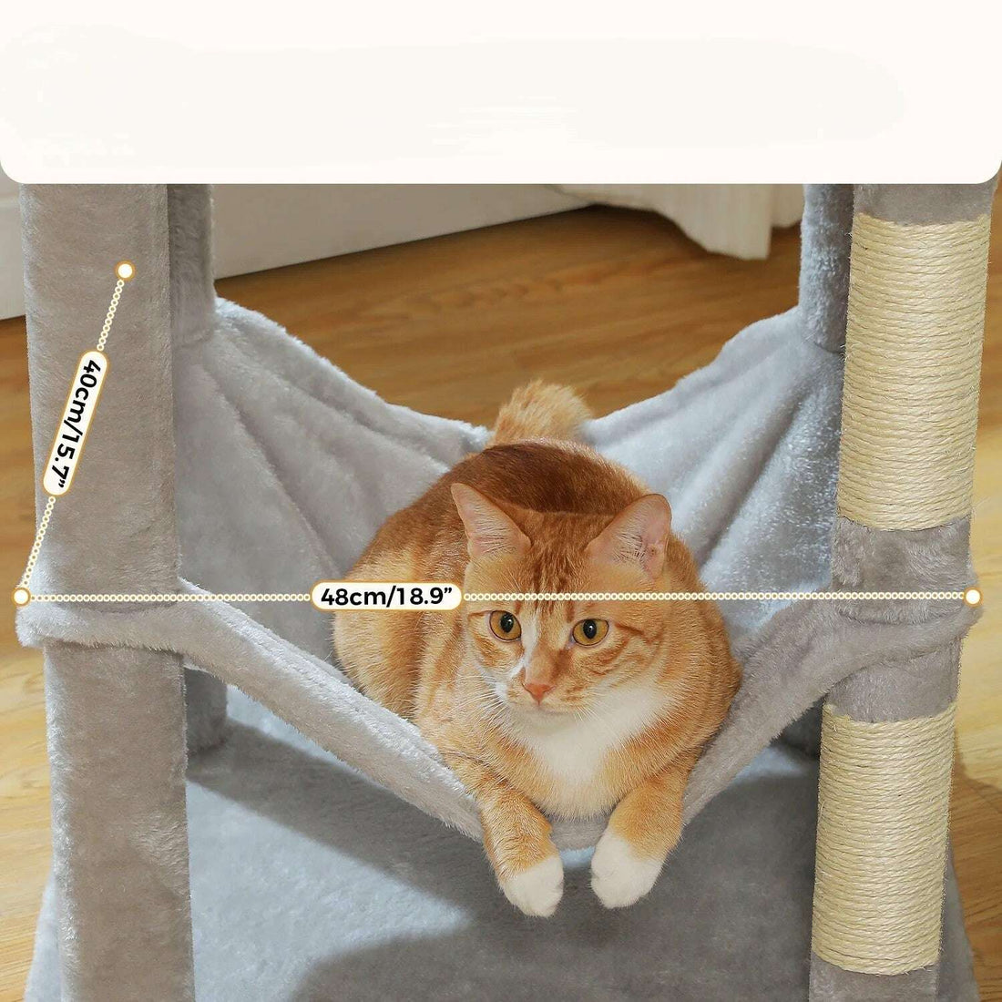 Arbre à chat style scandinave — vue en perspective