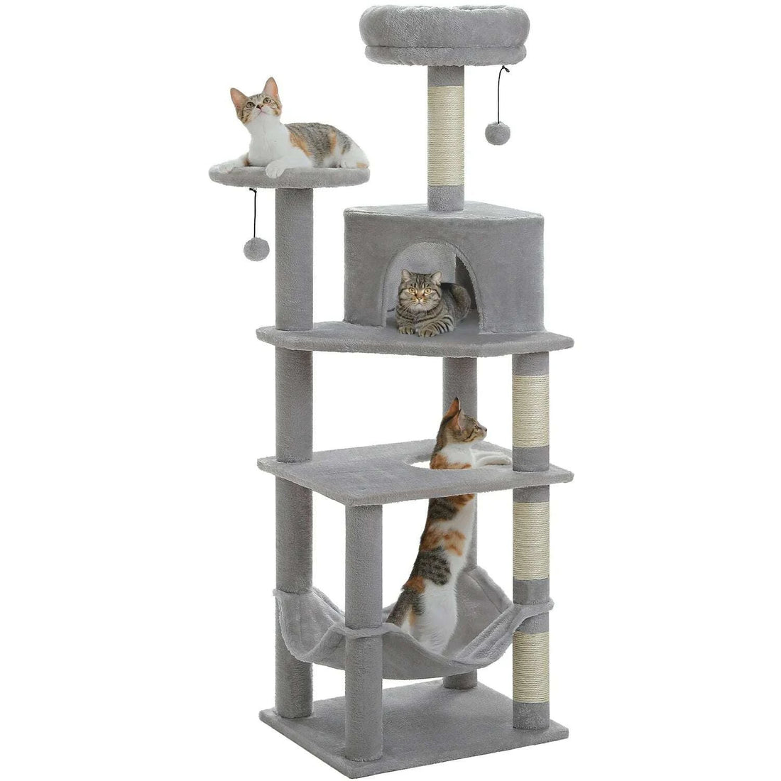 Arbre à chat style scandinave — vue en perspective