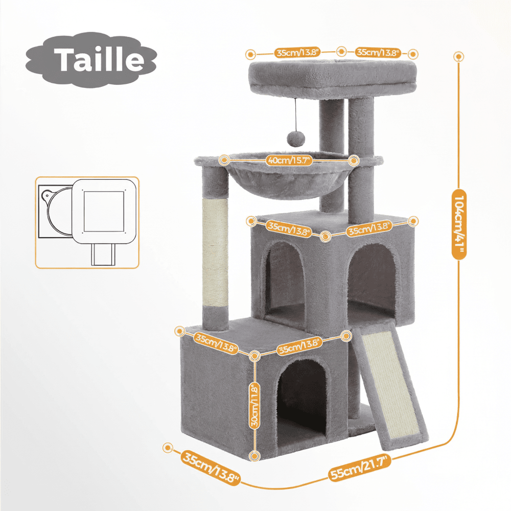 Arbre à chat stable pour Maine Coon — détail