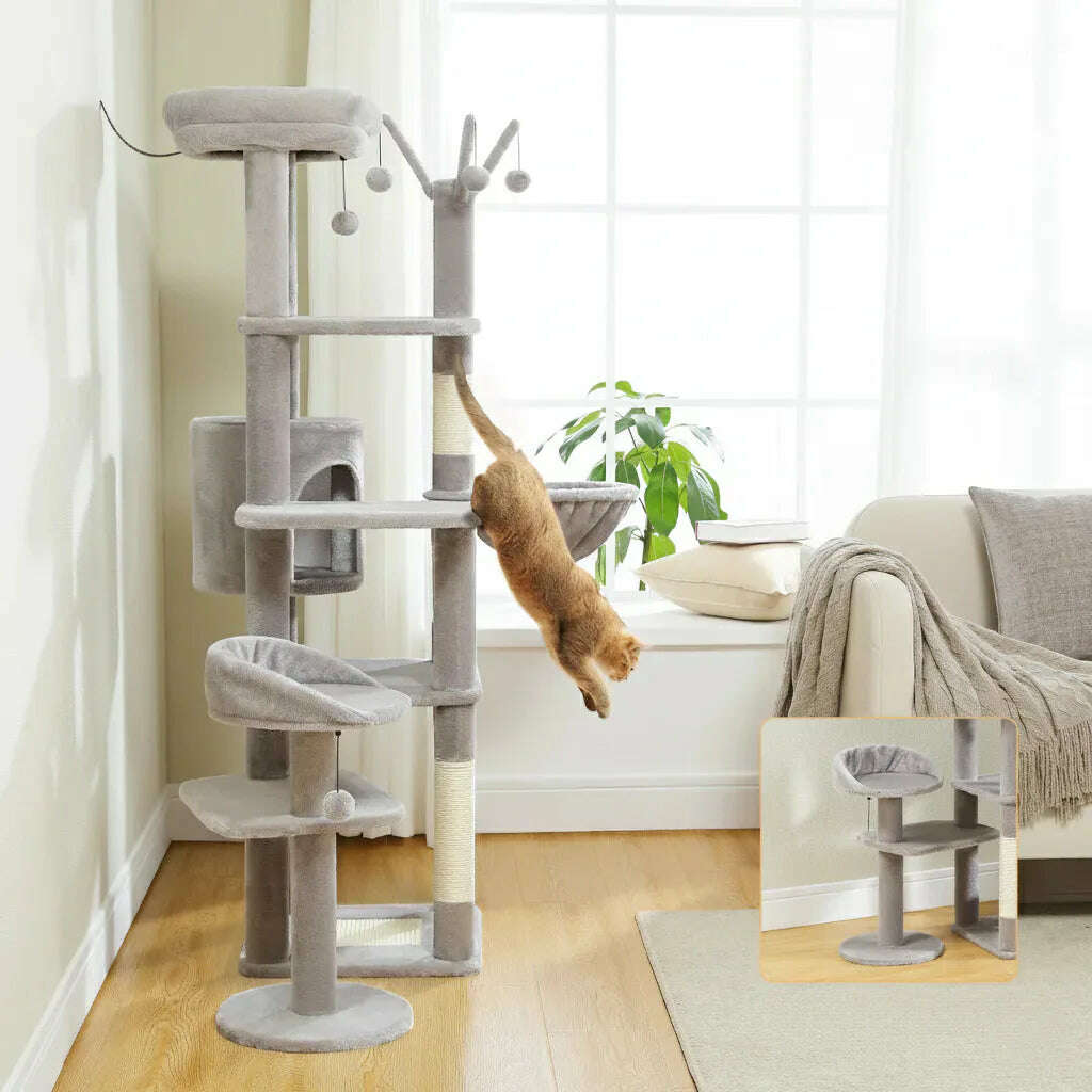 Arbre à chat XXL multi-niveaux — détail