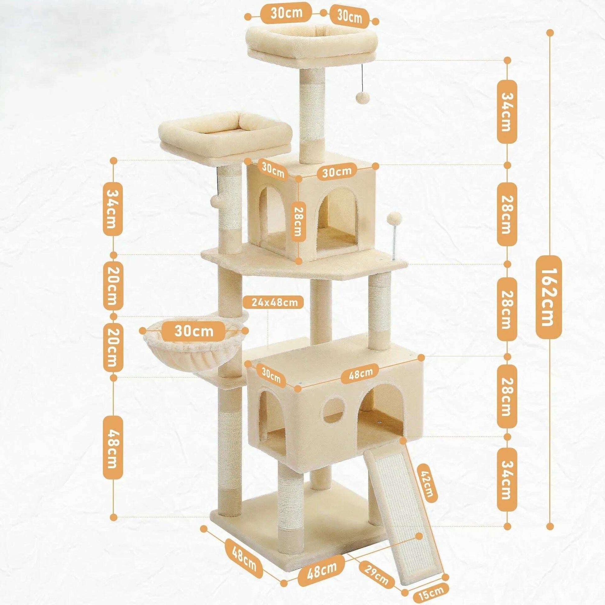 Arbre à chat XXL élégant et fonctionnel — détail