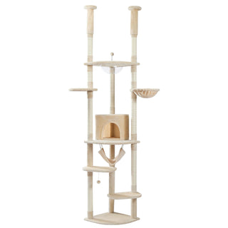 Arbre à chat à hauteur réglable pour grimper