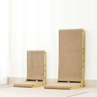 L-Shaped Cardboard Scratching Post for Cats: Protects Couches & Corners
