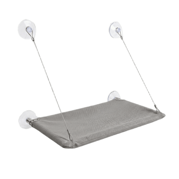 Hamac de fenêtre gris pour chat