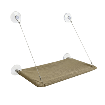 Hamac de fenêtre kaki pour chat